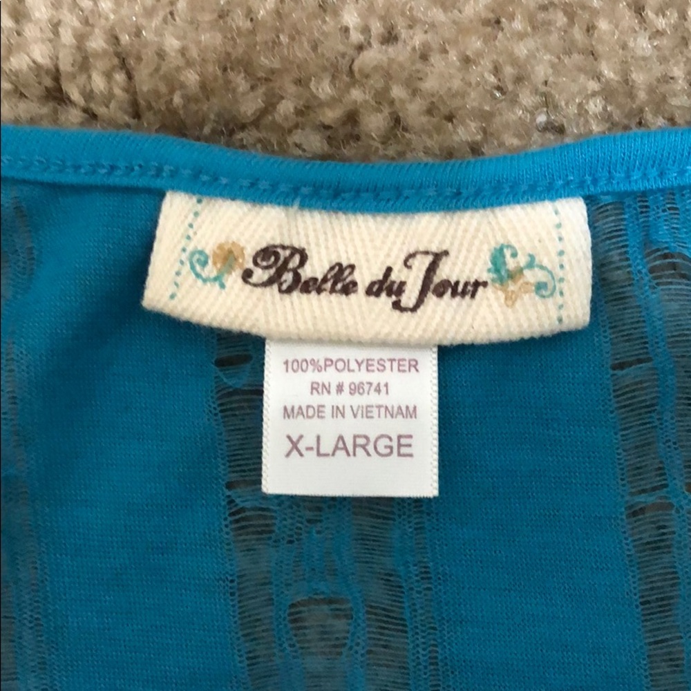 Belle Blue Spring Top - Picture 2 of 3